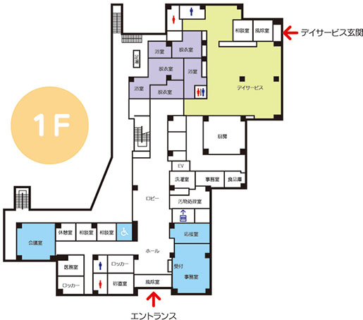 1F デイサービス